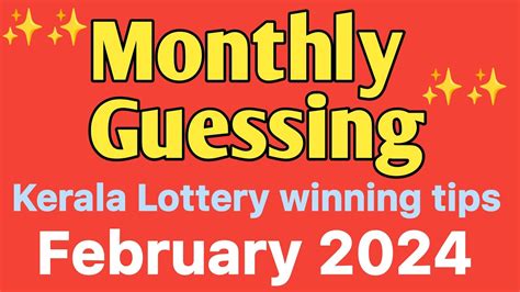 tomorrow guessing number 4 digit|Four Digit Geussing Numbers for Todays Kerala Lottery.